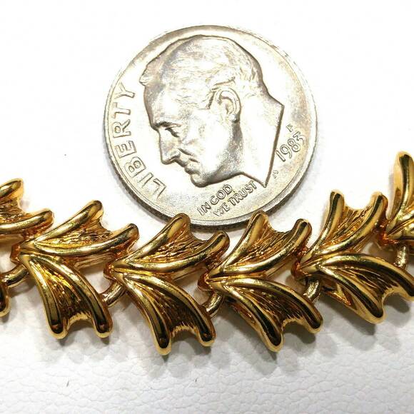 Vintage Napier Gold Plated Necklace, 18" , 1980s - Picture 9 of 10